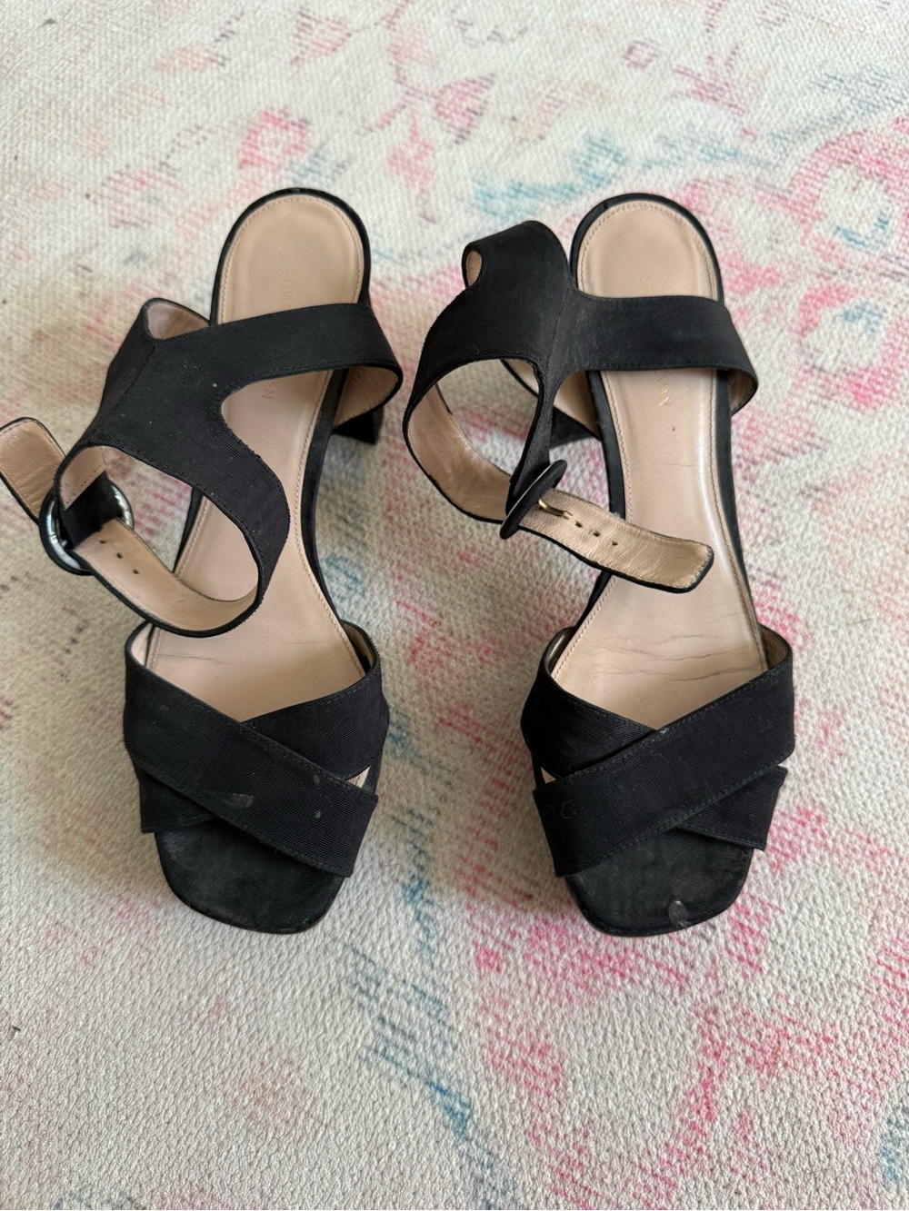Stuart Weitzman Black Platform Heels